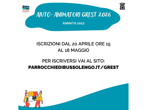 GREST 2026 | AIUTO-ANIMATORI (3 MEDIA)